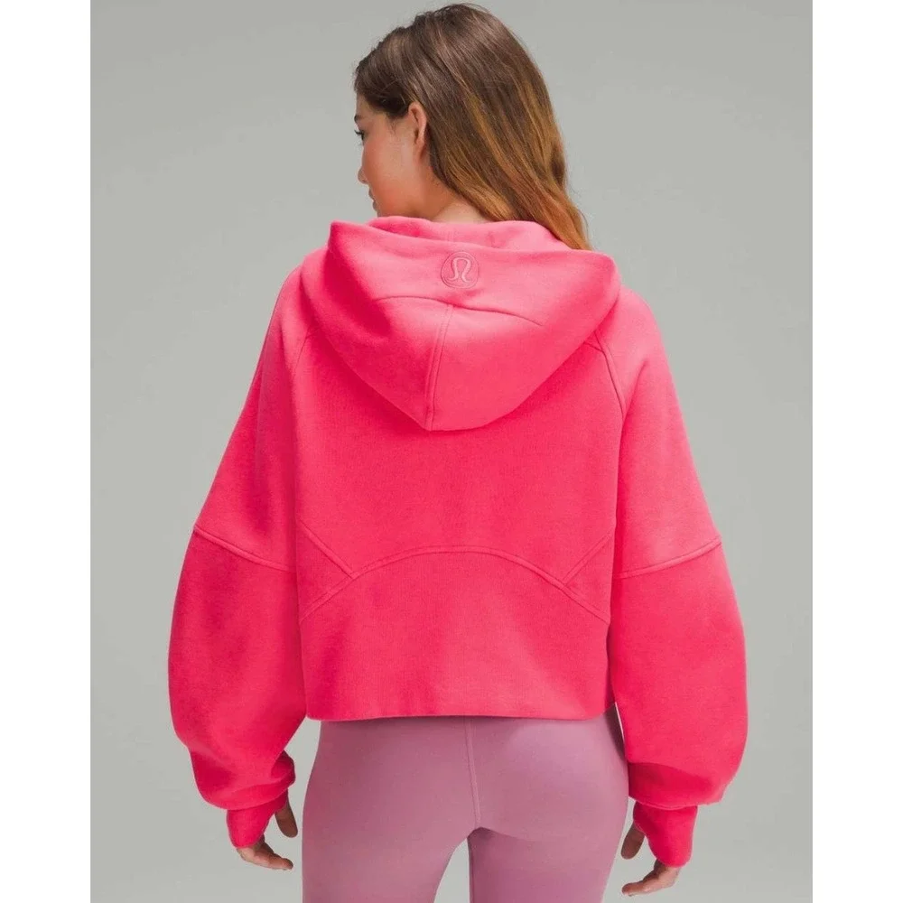 Lululemon Scuba Oversized Half-Zip Hoodie Lip Gloss XS/S Workout Gym Lounge Cozy